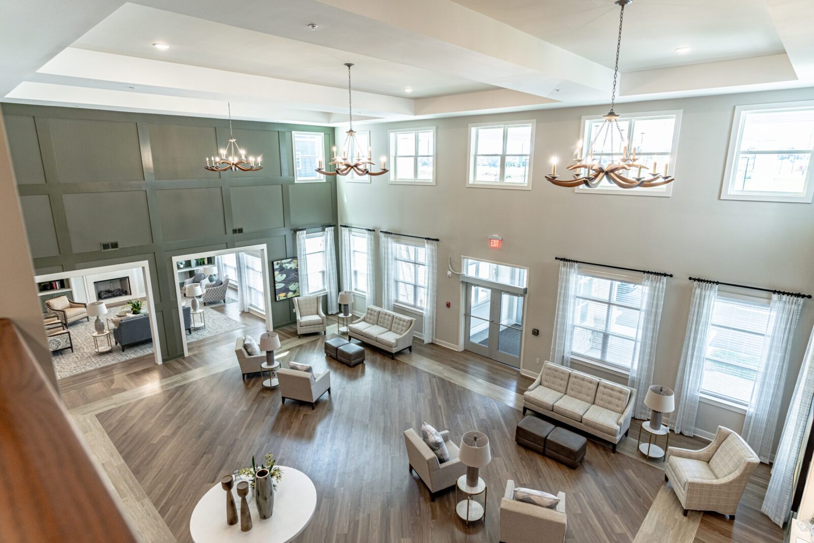 Lobby area at Avalon Senior Living